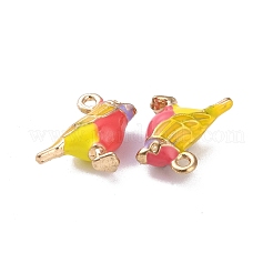Alloy Enamel Pendants&nbsp;ENAM-R149-08C-G