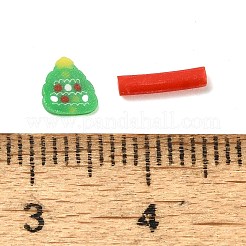 Christmas Theme Handmade Polymer Clay Cabochons&nbsp;CLAY-Q004-13A
