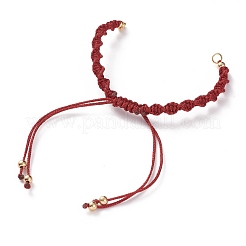 Adjustable Polyester Braided Cord Bracelet Making&nbsp;AJEW-JB00848-05