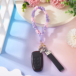 Cotton Braided Flower Pendant Decorations&nbsp;AJEW-TAC0030-032G-09