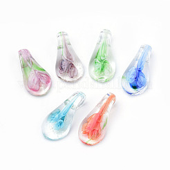 Handmade Lampwork Pendants&nbsp;LAMP-R138-05B-B