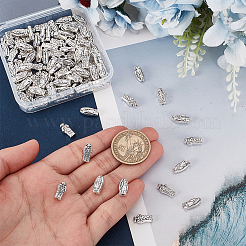 100Pcs 2 Styles Tibetan Style Alloy Beads&nbsp;TIBEB-HY0001-17