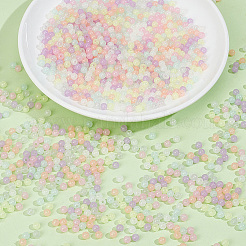 1500Pcs Opaque Luminous Acrylic Beads&nbsp;OACR-PA0001-99