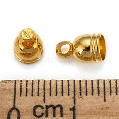 Brass Cord Ends&nbsp;X-KK-D217-8x5-G