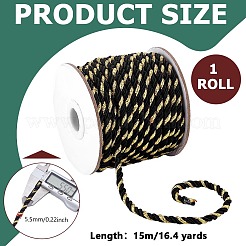 15M 3-Ply Polyester Twisted Cord&nbsp;OCOR-WH0816-029C
