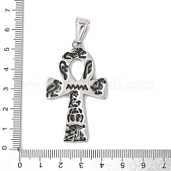 304 Stainless Steel Big Pendants&nbsp;STAS-F338-02AS