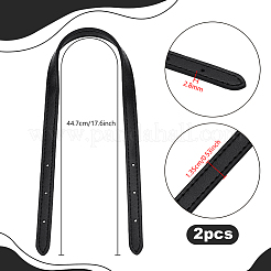 2Pcs Cowhide Leather Straps for Tote Bag Making&nbsp;PURS-WH0008-28B