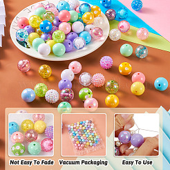 82Pcs 32 Style Mixed Style Acrylic Beads&nbsp;MACR-TA0001-23