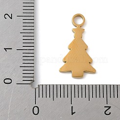 Christmas Themes 304 Stainless Steel Enamel Pendants&nbsp;STAS-K312-04C-G