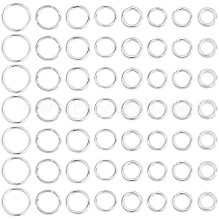 1450Pcs 8 Styles 304 Stainless Steel Jump Rings&nbsp;STAS-BBC0008-79