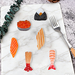 6Pcs 6 Styles PVC Sushi Display Decorations&nbsp;DJEW-SC0001-33