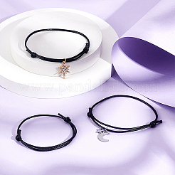80Pcs Waxed Polyester Cord Bracelet Bracelet Makings&nbsp;AJEW-UN00015