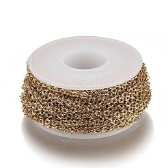 Ion Plating(IP) 304 Stainless Steel Cable Chains&nbsp;CHS-A006-02B-G
