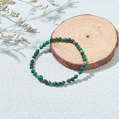 Natural Malachite Beaded Bracelets&nbsp;BJEW-JB06469