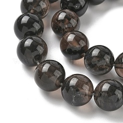 Natural Ice Obsidian Beads Strands&nbsp;G-P590-A03-12mm-02