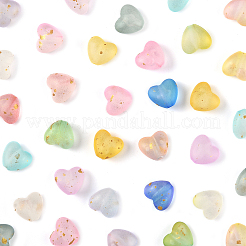 360Pcs 11 Colors Frosted Transparent Acrylic Beads&nbsp;OACR-FS0002-30