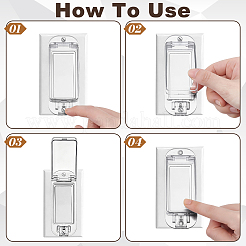15 Bags PC Plastic Switch Safety Cover&nbsp;AJEW-DL0001-33