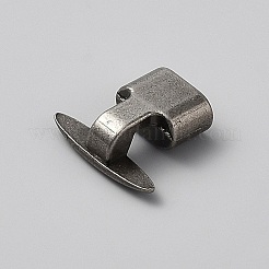 Alloy T Bar Hook Clasps&nbsp;FIND-WH0173-558AS