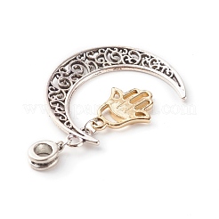 Tibetan Style Alloy European Dangle Charms&nbsp;PALLOY-JF00711