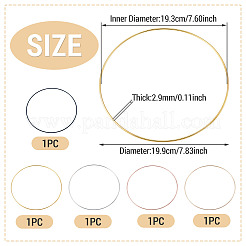 5Pcs 5 Colors Iron Rings&nbsp;FIND-TA0011-05