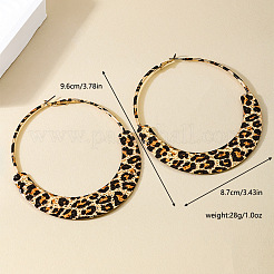 Alloy Hoop Earrings&nbsp;FS-WG2CD13-01