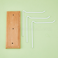 1 Tier 3-Row Iron Jewelry Display Rack&nbsp;EDIS-WH0029-97A