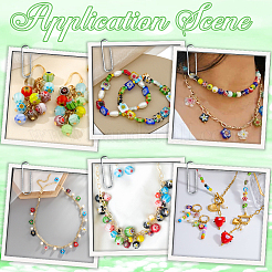 3 Strands 3 Styles Handmade Millefiori Glass Beads Strands&nbsp;LK-PA0001-04A