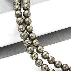 Natural Pyrite Beads Strands&nbsp;G-A250-A01-02