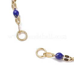 304 Stainless Steel Enamel Dapped Chains Slider Bracelets Making&nbsp;AJEW-JB01293-01