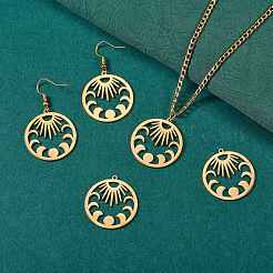 5Pcs Ion Plating(IP) 201 Stainless Steel Pendants&nbsp;STAS-SZ0002-07G