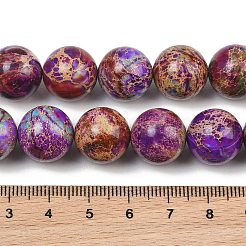 Dyed Natura Imperial Jasper Beads Strands&nbsp;GG-CBAF9E5-A01-14mm-C