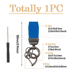 PU Leather Keychains&nbsp;KEYC-TADJ0009-03B-03