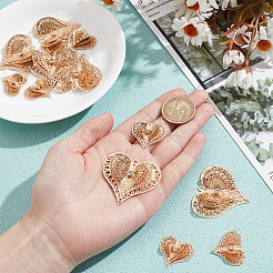 12Pcs 2 Styles Brass Pendants&nbsp;KK-NB0003-92LG