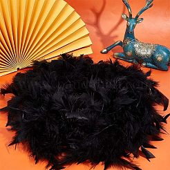 Turkey Feathers Fluff Boa for Dancing&nbsp;FIND-WH0126-125A