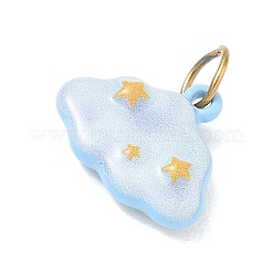 304 Stainless Steel Enamel Pendants&nbsp;SA-CBA08A6-02G