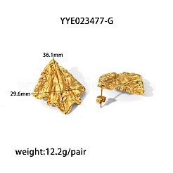 1Pair Retro 304 Stainless Steel Stud Earrings&nbsp;VP7610-1