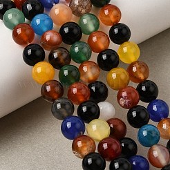 Natural Agate Beads Strands&nbsp;X-G-F417-05-8mm