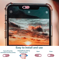 3Pcs Aluminum Alloy Self-Adhesive Webcam Covers&nbsp;FIND-PS0001-04C