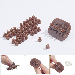 2 Bags 2 Styles Letters & Numbers PP Plastic Cookie Stamps&nbsp;DIY-SC0033-51