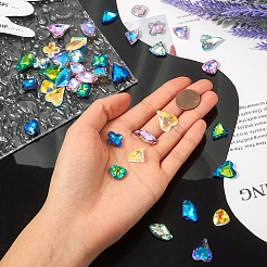 60Pcs 30 Styles Electroplated Glass Pendants&nbsp;EGLA-TA0001-48