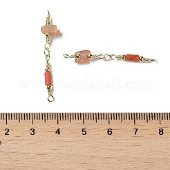Cat Eye Connector Charms&nbsp;KK-P242-27G