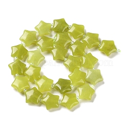 Natural Lemon Jade Beads Strands&nbsp;G-NH0005-004