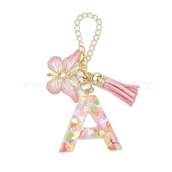Resin Letter Cup Charms&nbsp;HJEW-JM02070
