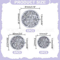 15Pcs 3 Styles Polyester Iron on/Sew On Patches&nbsp;PATC-HY0001-74