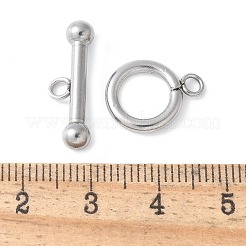 304 Stainless Steel Toggle Clasps&nbsp;STAS-Z124-01A-P