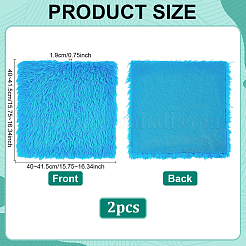 2Pc Polyester Plush Fabric&nbsp;AJEW-PH0007-53C