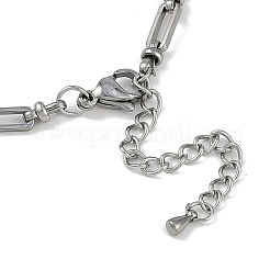 304 Stainless Steel Oval Link Bracelets for Men Women&nbsp;BJEW-G725-07P