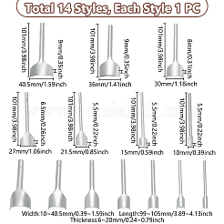 14Pcs 14 Styles High Carbon Steel Leather Craft Tools&nbsp;TOOL-UN0001-61