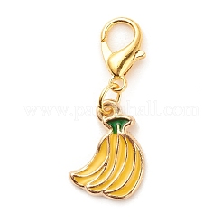 Alloy Enamel Fruit Pendant Decorations&nbsp;HJEW-JM00647