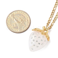 3Pcs Acrylic Rhinestone Pendant Necklaces&nbsp;NJEW-JN05442-01